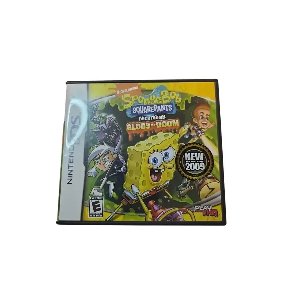 SpongeBob Squarepants Globs of Doom - Nintendo DS with box and manual